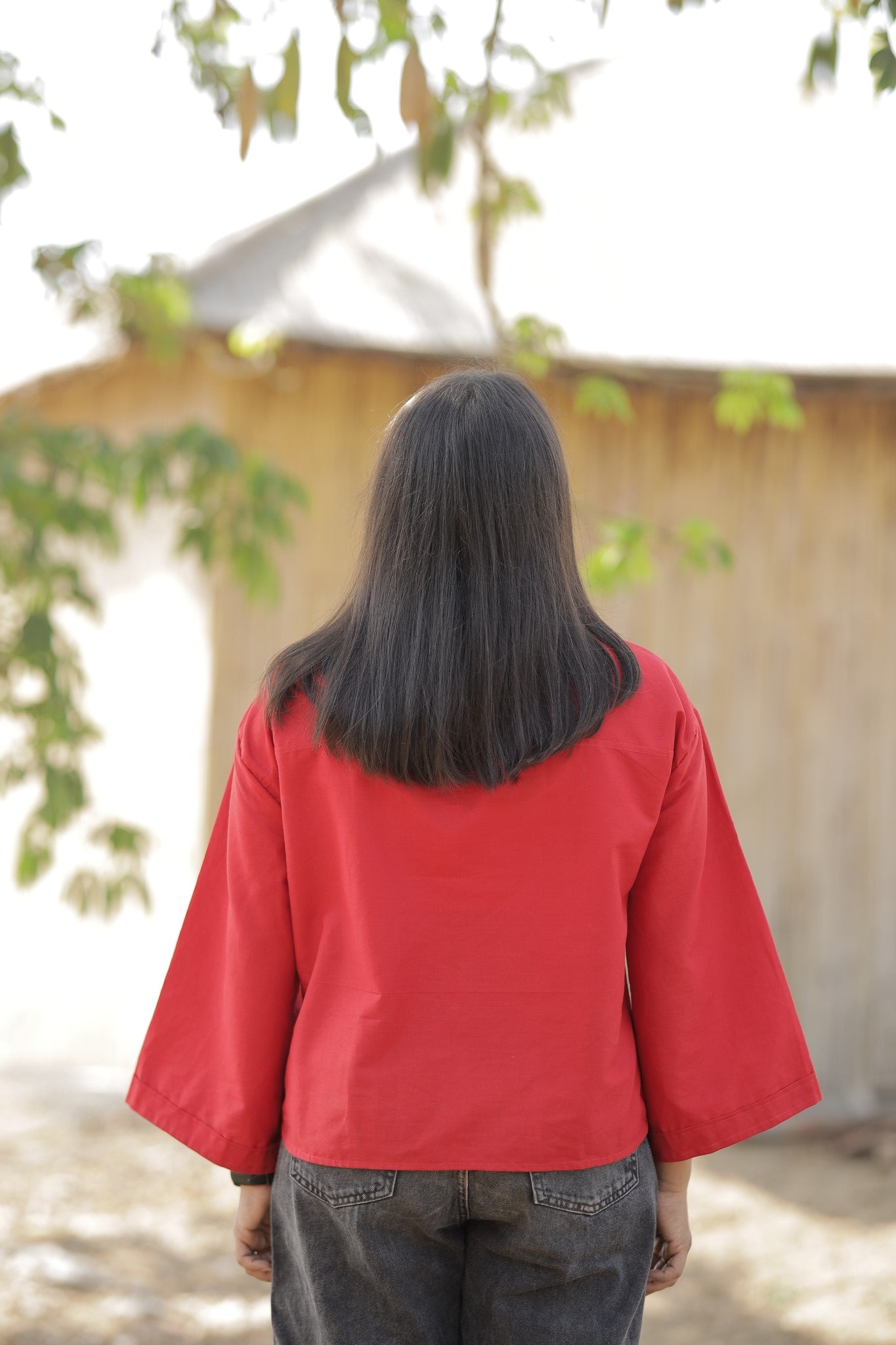 Ishya – Red Solid Cotton Casual Shirt