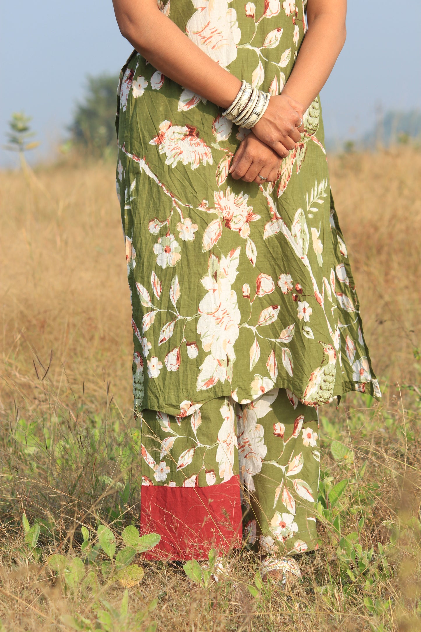 Meera Olive Green Co-ord