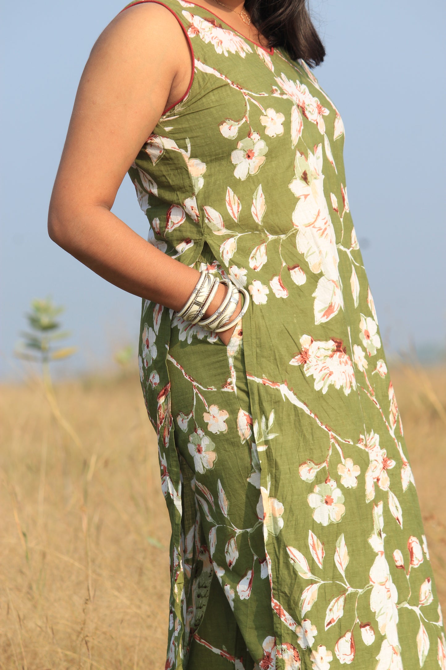 Meera Olive Green Co-ord