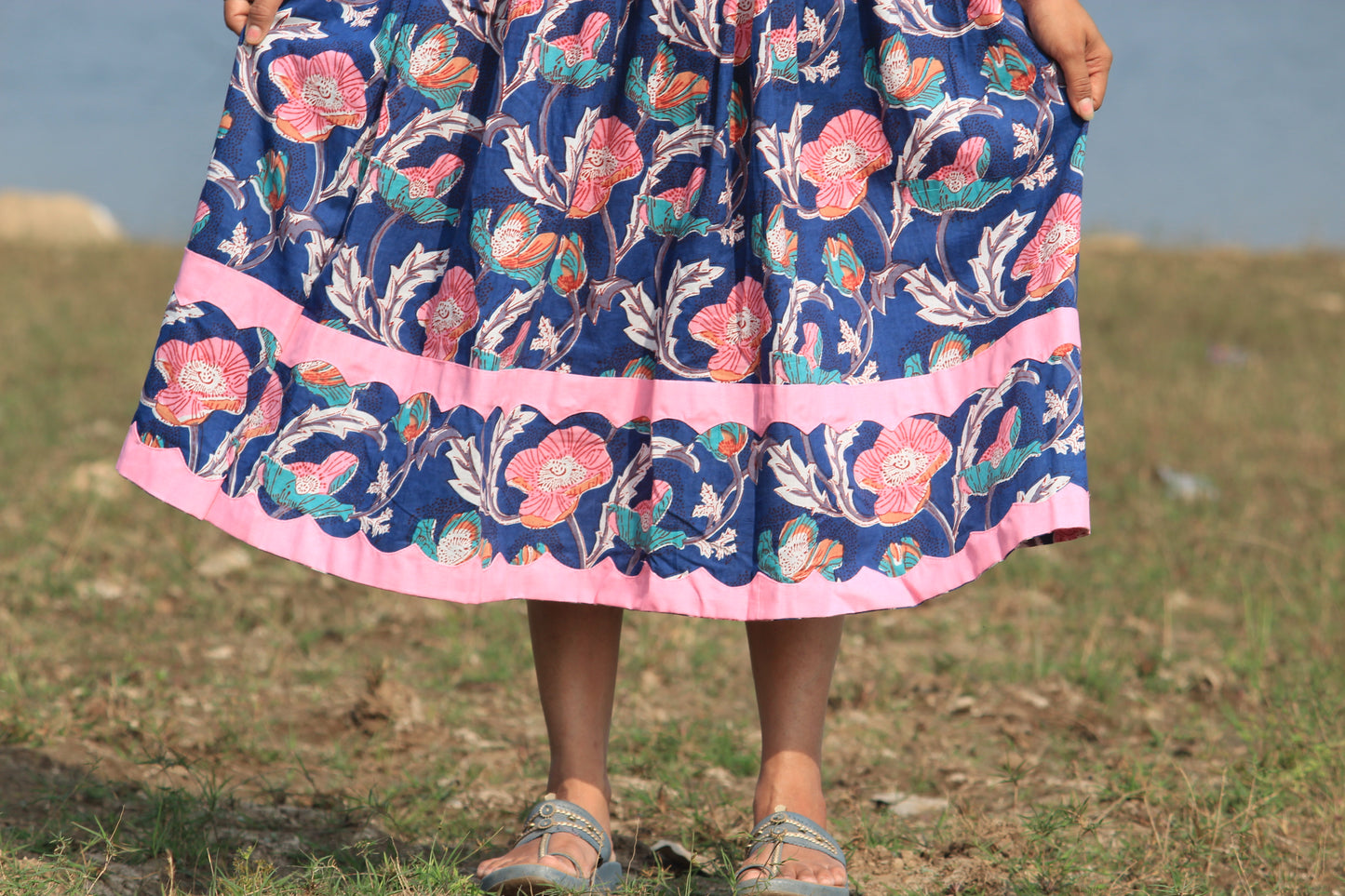 Anvi Blue Skirt Co-ord Set