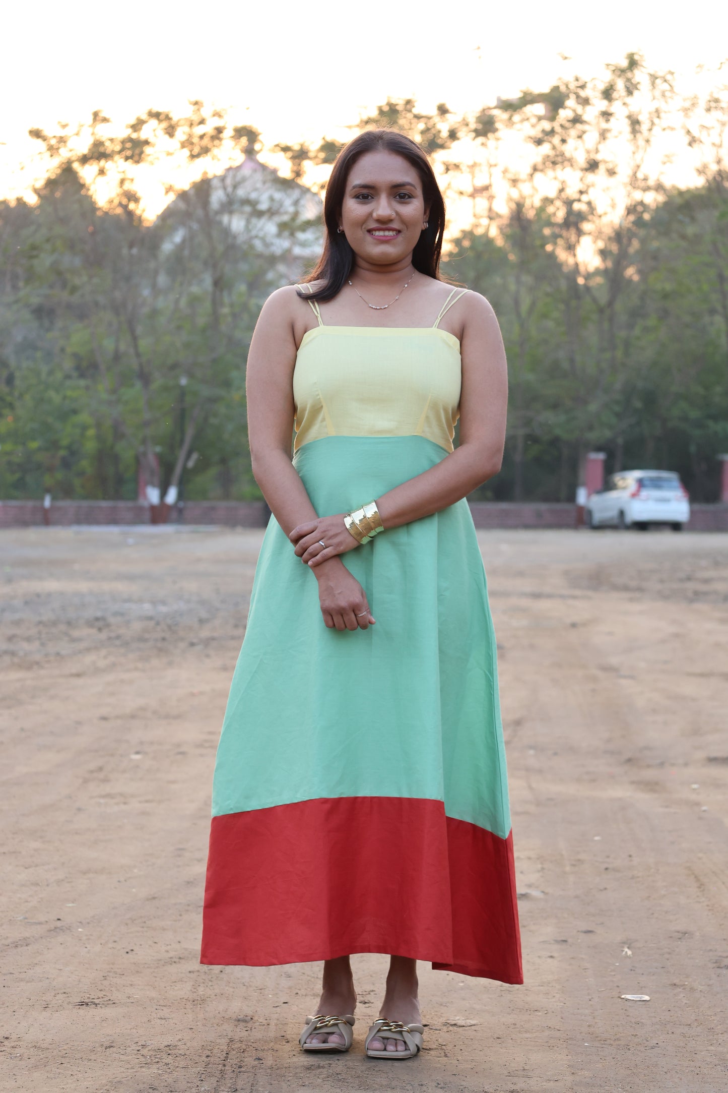 Titli Spaghetti Long Dress
