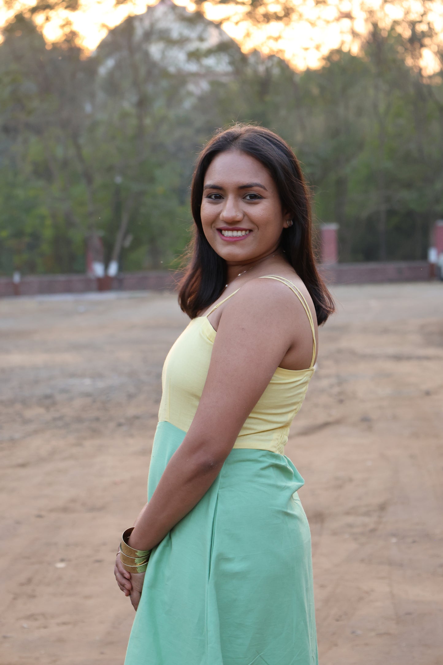 Titli Spaghetti Long Dress
