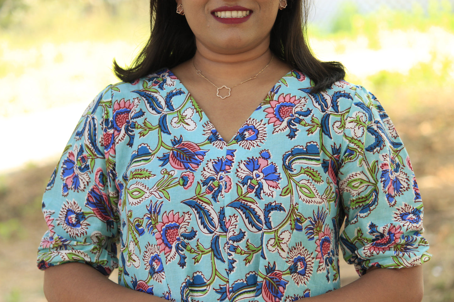 Nirva Blue A Line Dress
