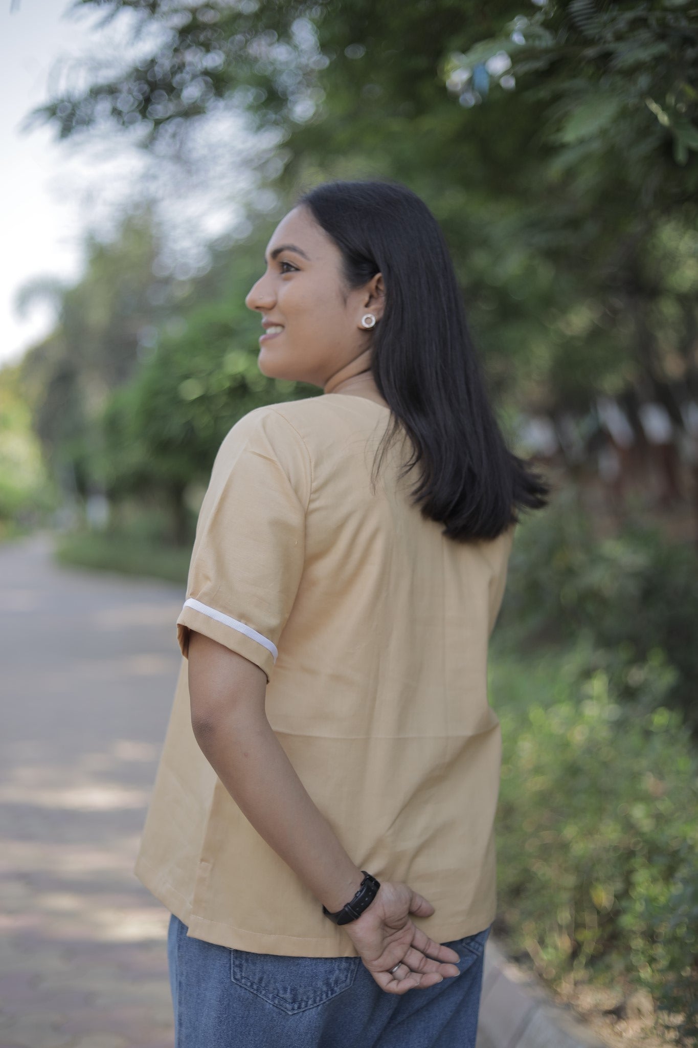 Mallika – Floral Embroidered Cotton Summer Top